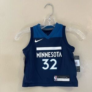 NWT toddlers Nike NBA Karl-Anthony Towns Minnesota Timberwolves jersey sz 2T